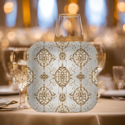 Raffinierte Teller aus Papier