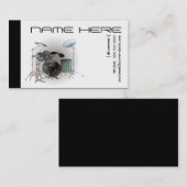 raffinierte Trommeln Visitenkarte (Vorne/Hinten)