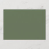 Raffinierter Beiger Minimalist Begleitkarte (Rückseite)
