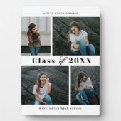 Raffinierter Collage EDITABLE Abschluss Plaque Fotoplatte (Vorderseite)