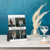 Raffinierter Collage EDITABLE Abschluss Plaque Fotoplatte (Seite)