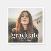 Raffinierter Foto-Abschluss Serviette (Vorderseite)