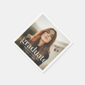 Raffinierter Foto-Abschluss Serviette (Ecke)