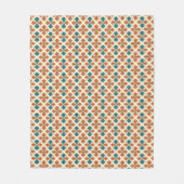 Raffinierter Mid-Century Modern Atomic Starburst Fleecedecke (Vorderseite)
