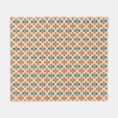 Raffinierter Mid-Century Modern Atomic Starburst Fleecedecke (Vorderseite (Horizontal))