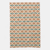 Raffinierter Mid-Century Modern Atomic Starburst Geschirrtuch (Vertikal)