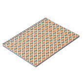 Raffinierter Mid-Century Modern Atomic Starburst Notizblock (Linke Seite)