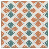 Raffinierter Mid-Century Modern Atomic Starburst Stoff (Nahaufnahme)