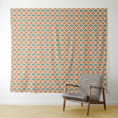 Raffinierter Mid-Century Modern Atomic Starburst Wandteppich (Beispiel (Horizontal))