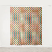 Raffinierter Mid-Century Modern Atomic Starburst Wandteppich (Vorderseite)