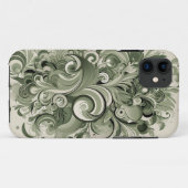 Raffinierter Salbei Case-Mate iPhone Hülle (Rückseite (Horizontal))