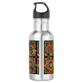Raffiniertes Blau "Aztec Dream" Edelstahlwasser B Edelstahlflasche (Rückseite)