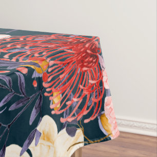 Raffiniertes Boho Floral Party Tischdecke
