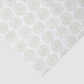 Raffiniertes Boho Grünbuch Mandala Tissue Paper Seidenpapier (Detail)