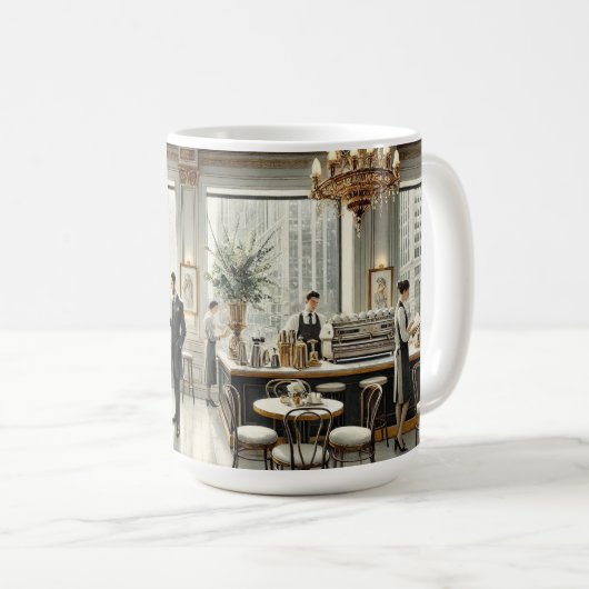 Raffiniertes Café in San Francisco Kaffeetasse (VorderseiteRechts)