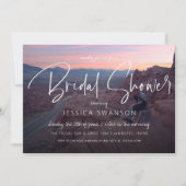 Raffiniertes Chic Foto Brautparty Einladung (Vorderseite)