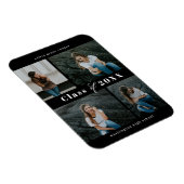 Raffiniertes Collage EDITABLE Abschluss Magnet (Rechte Seite)