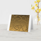 Raffiniertes friesisches Rind Karte (Gelbe Blume)