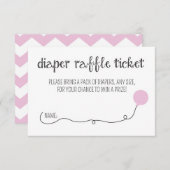 Raffiniertes Pop-Baby-Duschkabine Begleitkarte (Vorne/Hinten)