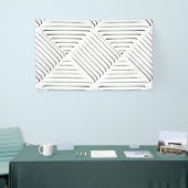 Raffiniertes Quadratmuster Banner (Messeveranstaltung)