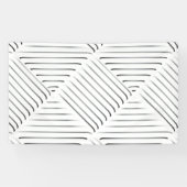 Raffiniertes Quadratmuster Banner (Horizontal)