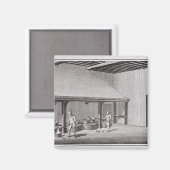 Raffiniertes Salz Magnet (Vorderseite/Rückseite)