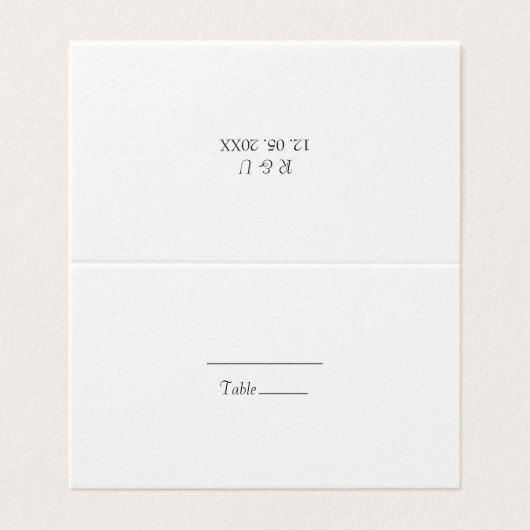 Raffiniertes Schwarzweiß (Außenseite Aufgefaltet)