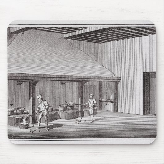 Raffinierungssalpeter Mousepad (Vorne)