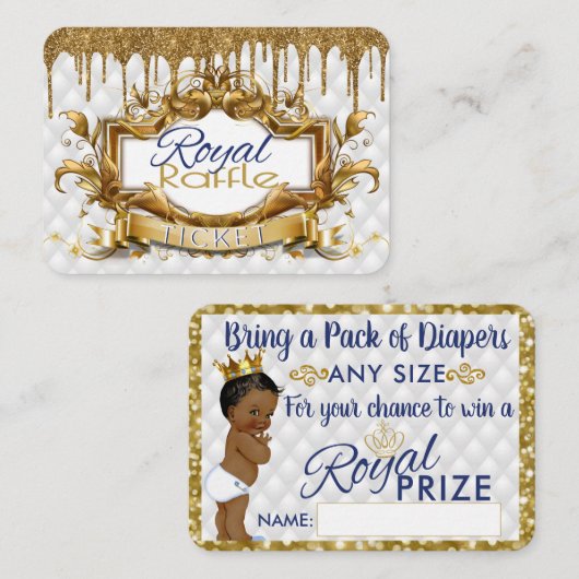 Raffle Begleitkarte (Vorne/Hinten)