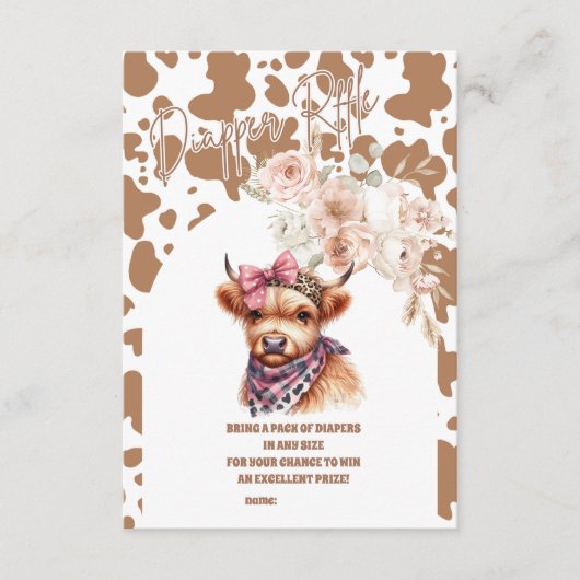 Raffle Begleitkarte (Vorderseite)