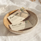 Raffle des handgezogenen Windes Begleitkarte