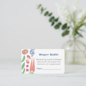 Raffle für Babydusche Begleitkarte (Stehend Vorderseite)