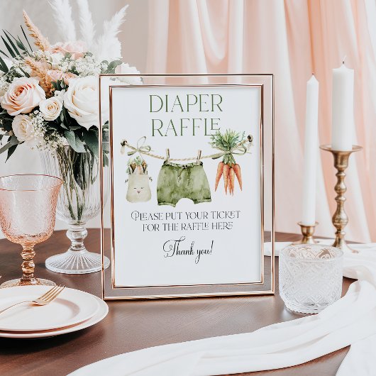 Raffle für die Duschkabine im Bauernhof Poster