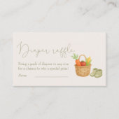 Raffle für die einheimische Babydusche Begleitkarte (Vorderseite)