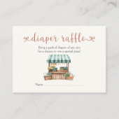 Raffle für die einheimische Babydusche Begleitkarte (Vorderseite)