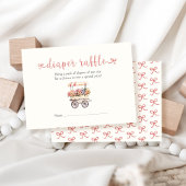 Raffle für die einheimische Babydusche Begleitkarte