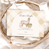 Raffle für die einheimische Babydusche Begleitkarte