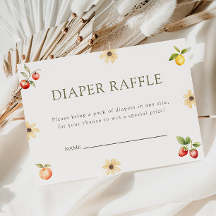 Raffle für die einheimische Babydusche Begleitkarte