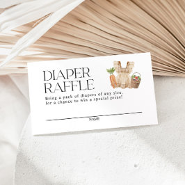 Raffle für lokale Bauern Begleitkarte