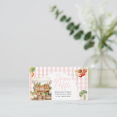 Raffle Gingham, ein landesweit angebauter Frischma Begleitkarte (Stehend Vorderseite)