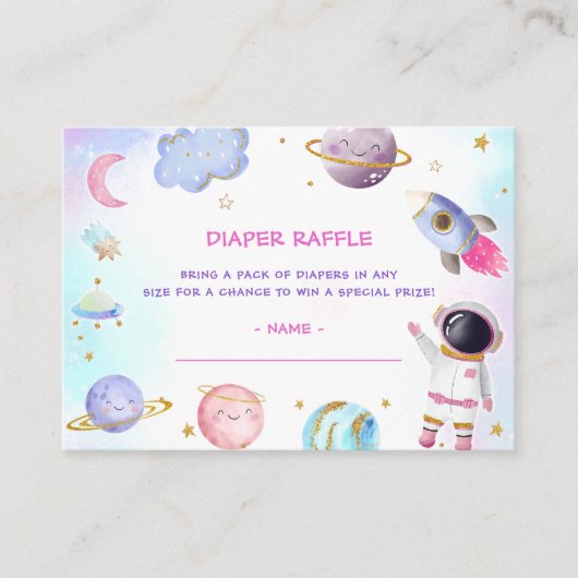 Raffle Ticket Encl Begleitkarte (Vorderseite)