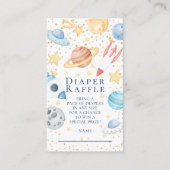 Raffle Ticket Enclo für das Baby im Weltraum Begleitkarte (Vorderseite)