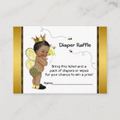 Raffle Ticket für Afrikanisch-Amerikanische Boy Be Begleitkarte (Vorderseite)