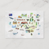 Raffle Ticket für Babydusche | Kangaroo Baby Begleitkarte (Rückseite)