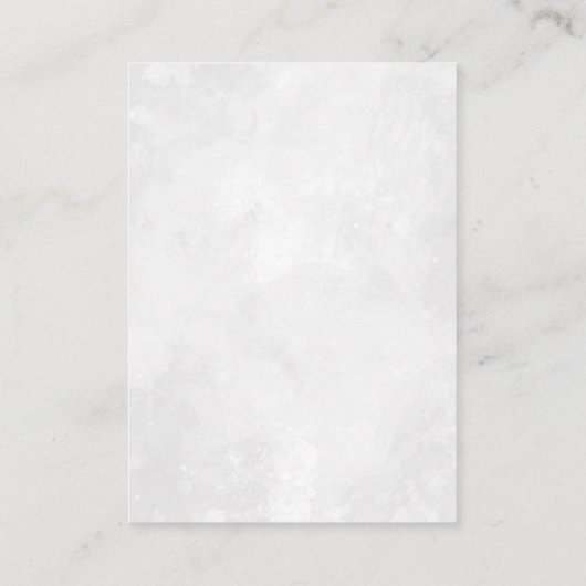 Raffle Ticket für Babydusche | Reindeer Begleitkarte (Rückseite)