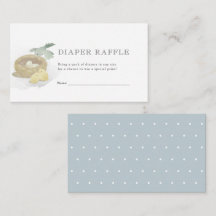 Raffle Ticket für Bird's Nest Blue Baby Duwer Diap