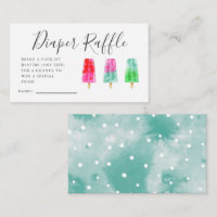 Raffle Ticket für das Baby-Duschdusche