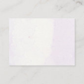 Raffle Ticket für das Baby-Duschkabinett im Weltra Begleitkarte (Rückseite)