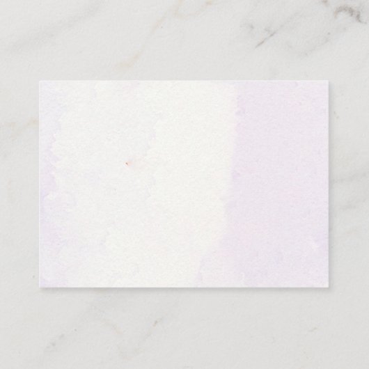 Raffle Ticket für das Baby-Duschkabinett im Weltra Begleitkarte (Rückseite)