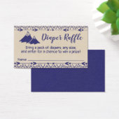 Raffle-Ticket für das Boho Tribal Baby Showdusche (Schreibtisch)